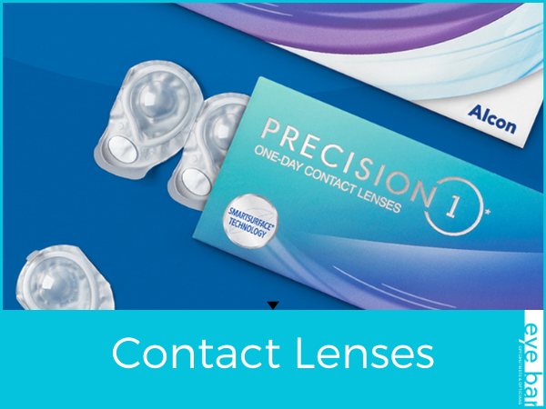 all new precision-1 daily disposable contact lenses are now available at eye-bar in sherwood park