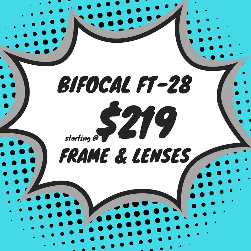  Bifocal safety eyeglasses (frame &amp; Lenses) starting at $219 